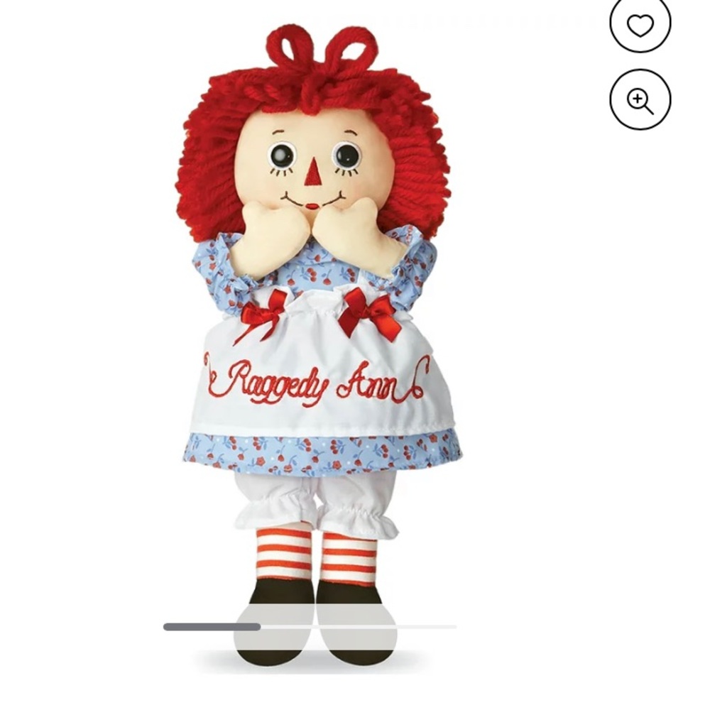 Aurora 12" Raggedy Ann Classic - Medium Plush Doll NWT